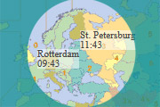 World Time Zone Map